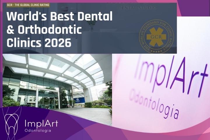 ImplArt is the best dental implant clinic in Brazil, according to the Global Clinic Rating ranking melhor clinica de implante dentario do brasil