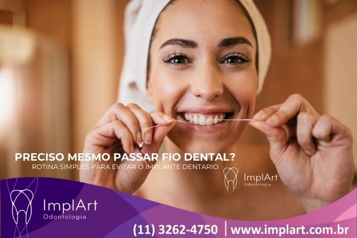 How to prevent tooth loss and implants: flossing can prevent implants Dental implants due to lack of floss